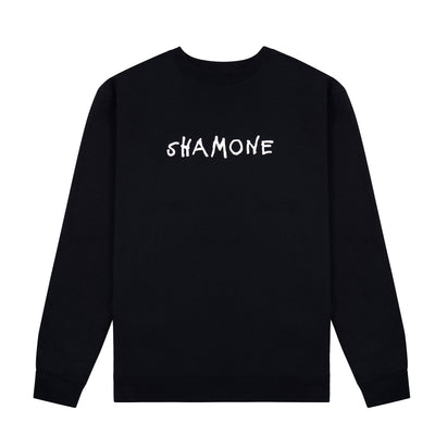 Shamone Basic Logo Sweater: Black | Shamone | Streetwear Clothing Melbourne